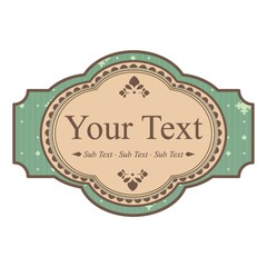 vintage label