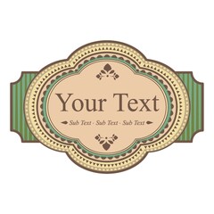 vintage label