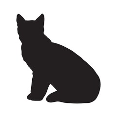 silhouette of a cat