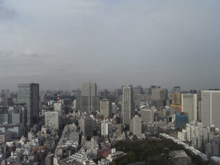 Obraz premium 東京のビルの景色