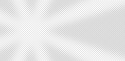 Fototapeta na wymiar Abstract vector hexagon halftone sunbeams or rays texture background