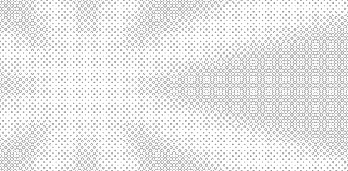 Abstract vector hexagon halftone sunbeams or rays texture background