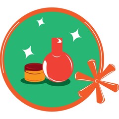 essential oil and cream