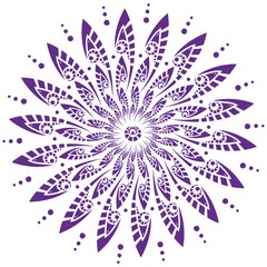 floral motif tattoo
