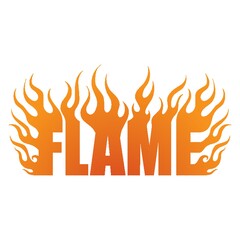 word flame