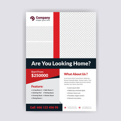 Abstract Business Company Flyer Template.