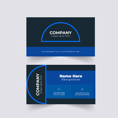 Abstract corporate Business Card Template.