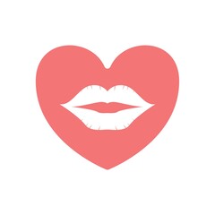heart and lips