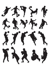 collection of man playing football