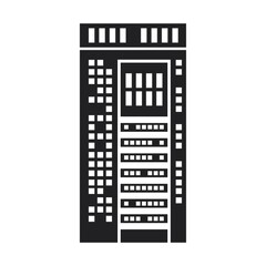 silhouette of building