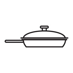 cooking pan with lid