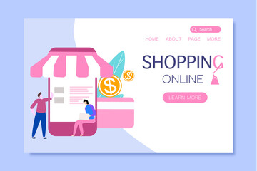 Workplace business shopping online.for design website marketing modern.