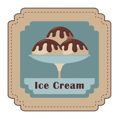ice cream label