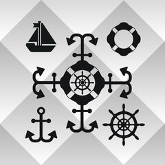 Marine seamless Anchor pattern
(use , print, t-shirt typography and other uses)