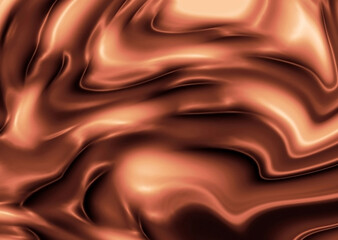 Silky brown rippled background