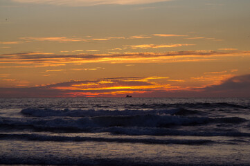 Obraz premium sunset by the sea