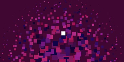 Light Purple vector template in rectangles. Abstract gradient illustration with colorful rectangles. Best design for your ad, poster, banner.