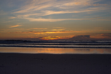 Obraz premium sunset on the beach