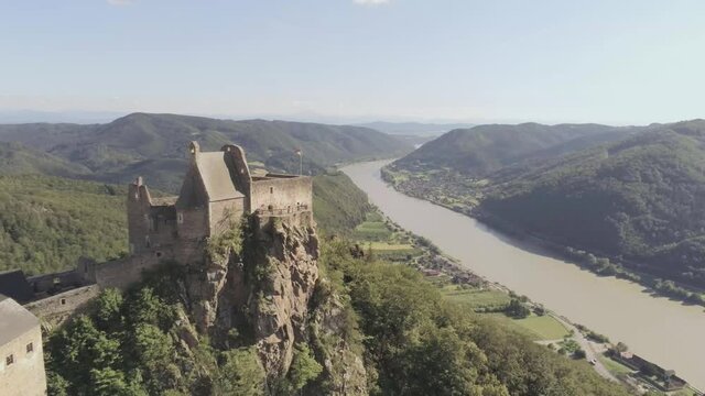 Castle Ruin Aggstein in Lower Austria