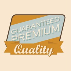 premium quality label