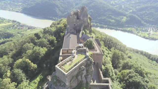 Castle Ruin Aggstein in Lower Austria