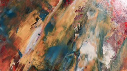 Colorful abstract background wallpaper. Modern motif visual art.  Mixtures of oil paint. Trendy...