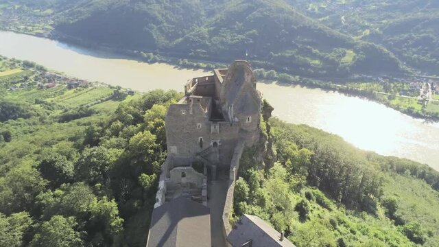 Castle Ruin Aggstein in Lower Austria