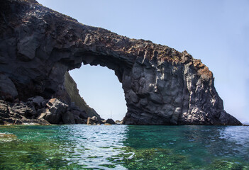 August 2017 - Italy- Aeolian Islands - The archipelago made up of volcanic islands is of great...