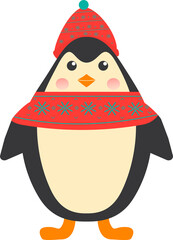 Cute cartoon penguin