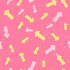 Arrows. Seamless pattern, great design for any purposes. Abstract modern graphic element. Geometric background fashion pattern. Abstract cover, backdrop, pattern, wallpaper.