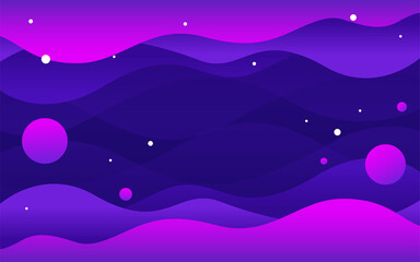 Dynamic purple colorful abstract background design.