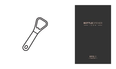 Bottle opener logo template