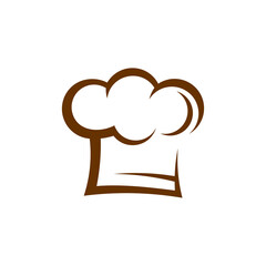 Chef Hat Logo Design Template Vector, Icon Symbol, Creative Design Concepts