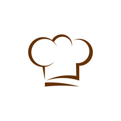 Chef Hat Logo Design Template Vector, Icon Symbol, Creative Design Concepts