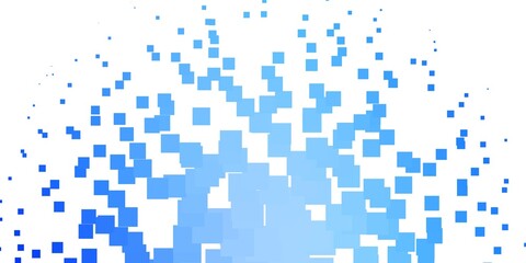 Light BLUE vector texture in rectangular style. Illustration with a set of gradient rectangles. Template for cellphones.