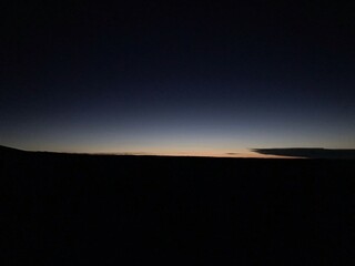 sunset in the mountains