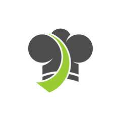Chef Hat Logo Design Template Vector, Icon Symbol, Creative Design Concepts