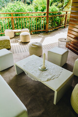 Outside setting in Mullumbimby Australia