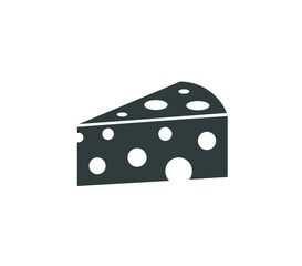 Cheese icon. Vector cheese illustration. 