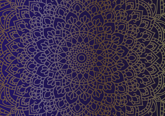 曼荼羅　アラベスク　金　背景　mandala golden 　arabesque frame　background