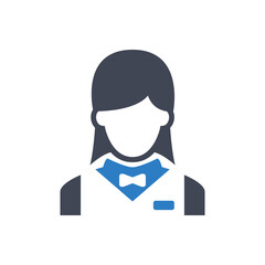 Waitress icon