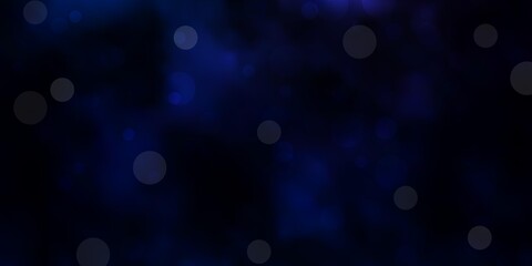 Dark Pink, Blue vector layout with circle shapes. Colorful illustration with gradient dots in nature style. Pattern for booklets, leaflets.