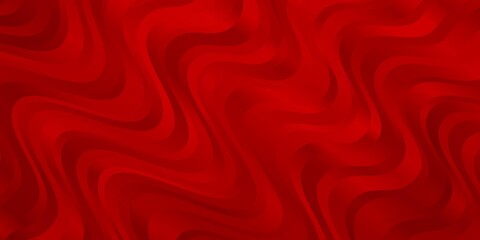 Light Red vector texture with circular arc. Bright illustration with gradient circular arcs. Pattern for business booklets, leaflets