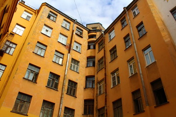 Old House in Saint Petersburg, Russia. 