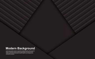 Fototapeta premium Illustration vector graphic of abstract background black and brown color modern design