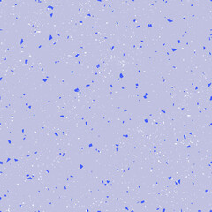 Seamless trendy purple terrazzo texture. Hand-drawn repeatable pattern design in pastel colours. Surface pattern design for web and print use. Ideal for fabric and wrapping paper.