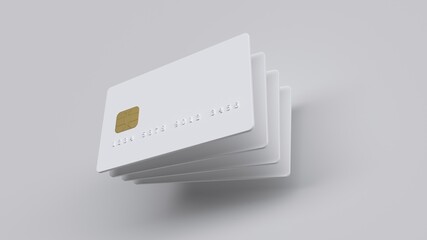 white credit card 