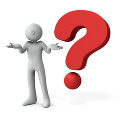 大きな謎にギブアップするキャラクター