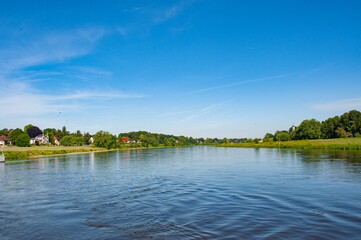 Obraz premium The Elba river in May