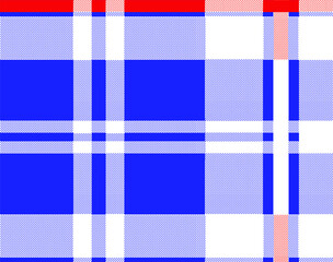 Abstract checks pattern with polka dots and white background.